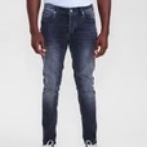 Gabba CORE - Rey Slim Fit K4714 - Black Denim Used- 31 Inch Waist